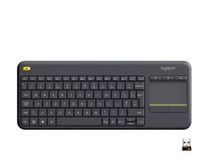 Tastatura Wireless Logitech K400 Plus, Touchpad integrat, Layout: QWERTY US